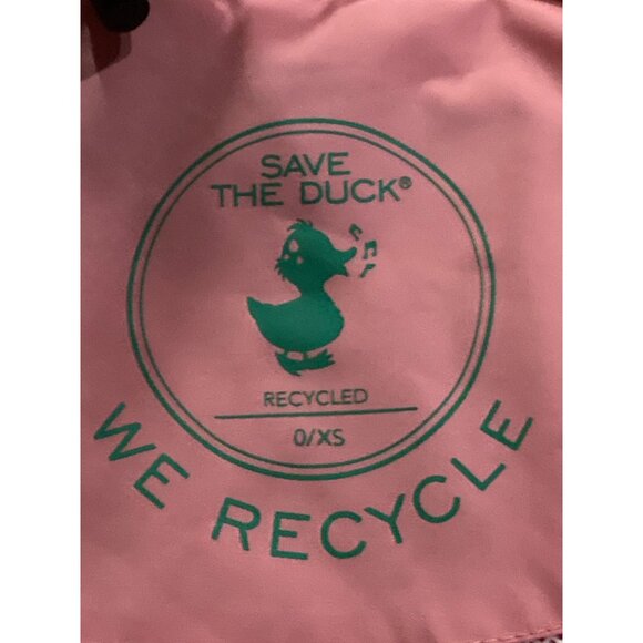 Save The Duck Women's Karin Rain Jacket in Pink - New with Tags, Size XS - Picture 8 of 9